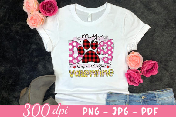 My Dog is My Valentine - Valentine PNG